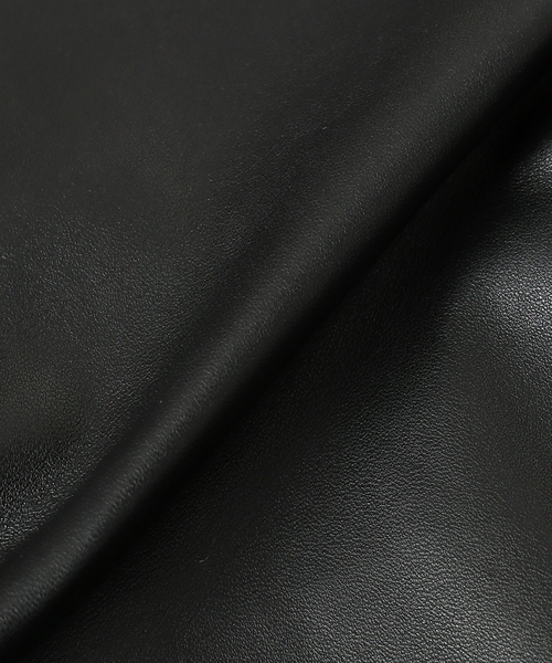 JOURNAL STANDARD relume（ジャーナルスタンダード　レリューム）の「ラムレザー コーチジャケット（ライダースジャケット・メンズ・ブラック・LARGE/MEDIUM）」の14枚目の写真