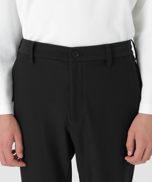 BLACK lab.】ブロックジャカードイージートラウザーズ（スラックス