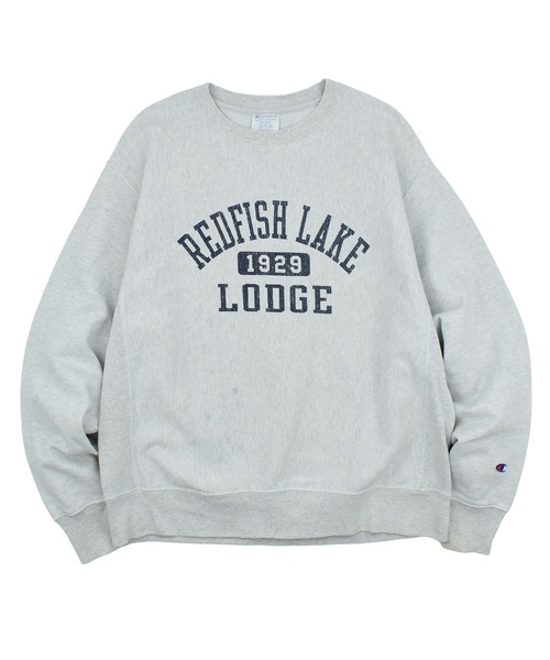 USED】Champion “REDFISH LAKE 1929 LODGE” リバースウィーブ