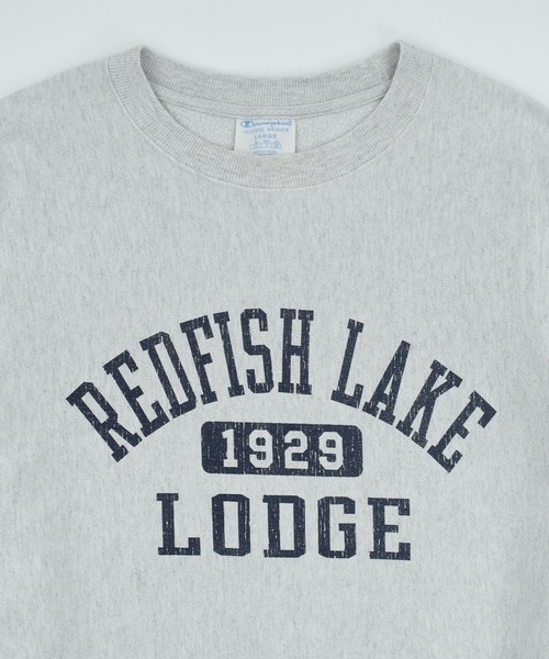 USED】Champion “REDFISH LAKE 1929 LODGE” リバースウィーブ