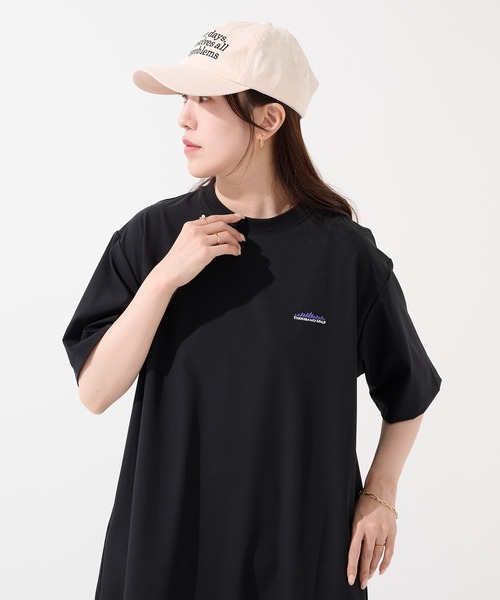 THOUSAND MILE(サウザンドマイル)の「【THOUSAND MILE】SHORT SLEEVE OP NY/PU(ワンピース・レディース・ベージュ/ブラック/オリーブ/チャコールグレー・FREE)」の16枚目の写真
