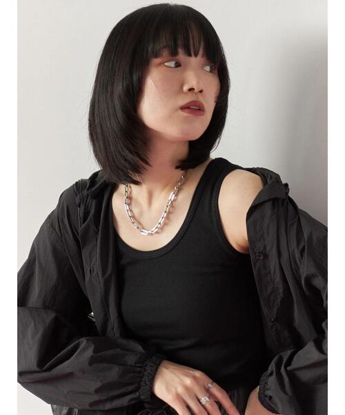 Samansa Mos2 blue(サマンサモスモスブルー)の「チェーンネックレス(ネックレス・レディース・シルバー・F)」の5枚目の写真