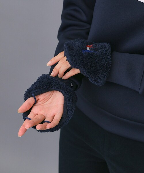 adabat(アダバット)の「【ADABAT NAVY】ロゴハンドウォーマー(手袋・レディース・ホワイト系/ネイビー・00)」の8枚目の写真