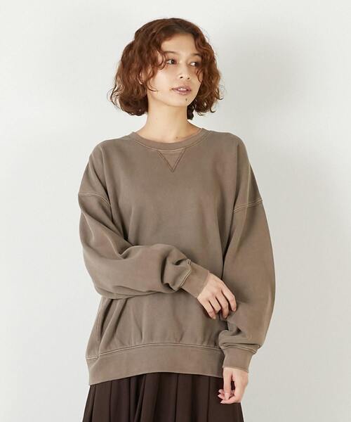 LOGEMENT DE CLAIRE（ロジュモンドクレール）の「《別注》【STAR＆STRIPE /スターアンドストライプ】プルオーバー（スウェット・レディース・ダークブラウン/グリーン/ブラック/グレー・FREE）」の3枚目の写真
