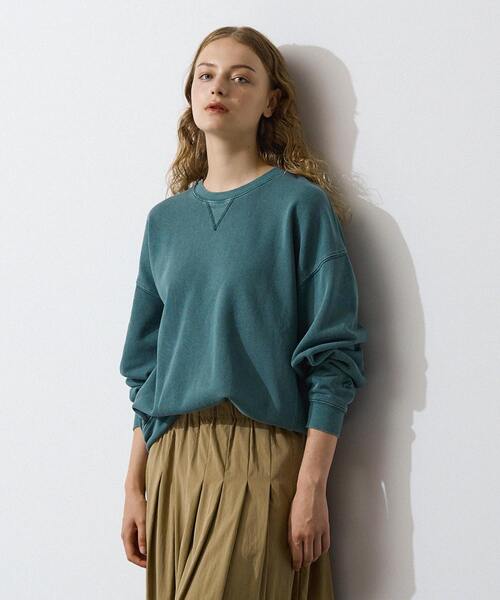 LOGEMENT DE CLAIRE（ロジュモンドクレール）の「《別注》【STAR＆STRIPE /スターアンドストライプ】プルオーバー（スウェット・レディース・ダークブラウン/グリーン/ブラック/グレー・FREE）」の4枚目の写真
