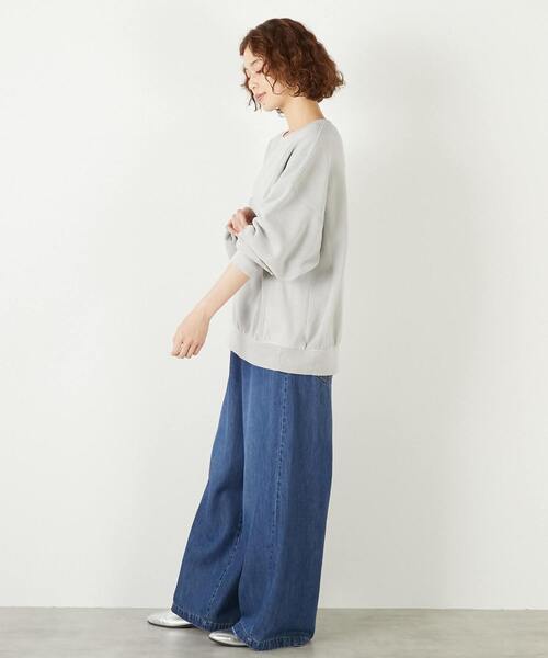 LOGEMENT DE CLAIRE（ロジュモンドクレール）の「《別注》【STAR＆STRIPE /スターアンドストライプ】プルオーバー（スウェット・レディース・ダークブラウン/グリーン/ブラック/グレー・FREE）」の6枚目の写真
