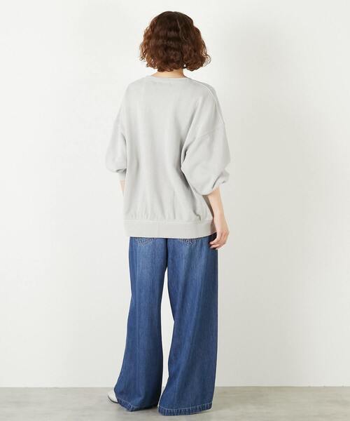LOGEMENT DE CLAIRE（ロジュモンドクレール）の「《別注》【STAR＆STRIPE /スターアンドストライプ】プルオーバー（スウェット・レディース・ダークブラウン/グリーン/ブラック/グレー・FREE）」の7枚目の写真