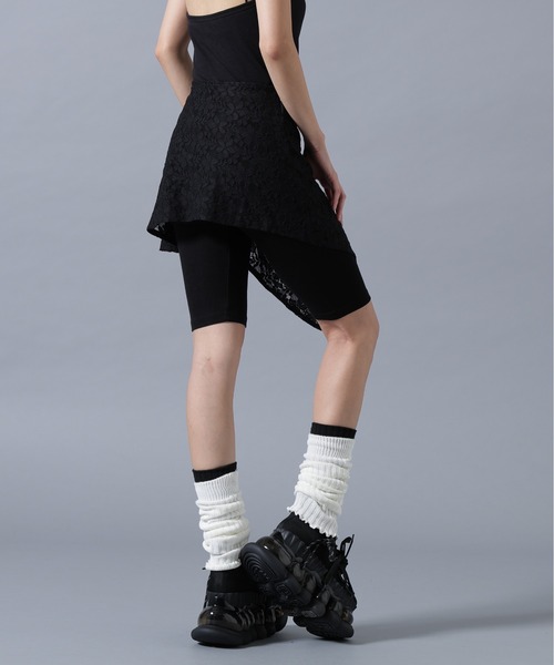 SIS(エスアイエス)の「SIS/エスアイエス/Lace Skirt Pants(その他パンツ・レディース・ホワイト/ブラック・F)」の8枚目の写真