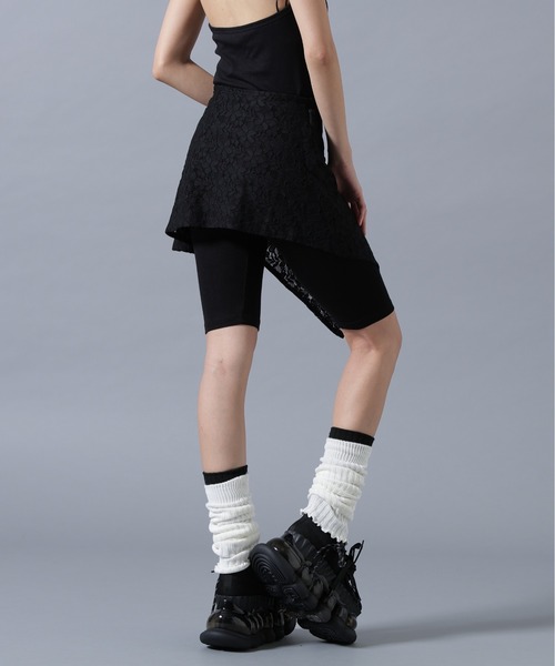 SIS(エスアイエス)の「SIS/エスアイエス/Lace Skirt Pants(その他パンツ・レディース・ホワイト/ブラック・F)」の9枚目の写真