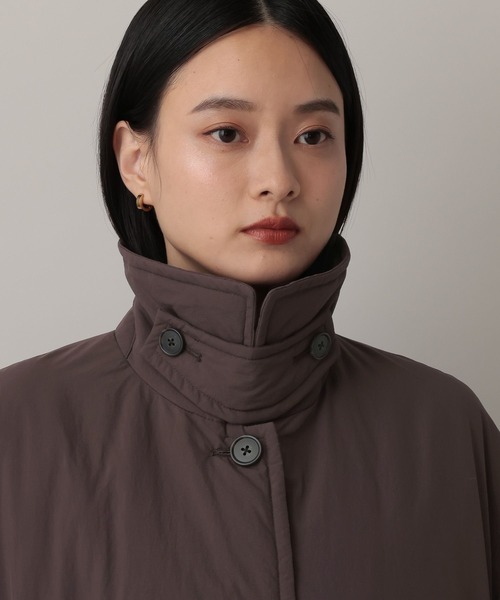 A part by(アパートバイ)の「エアサーマルロングコート(ダウンジャケット/コート・レディース・アイボリー/ブラウン・FREE)」の15枚目の写真