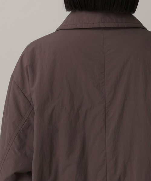 A part by(アパートバイ)の「エアサーマルロングコート(ダウンジャケット/コート・レディース・アイボリー/ブラウン・FREE)」の19枚目の写真