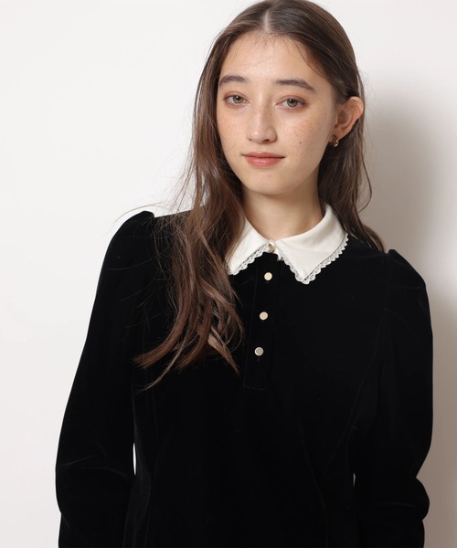 Rirandture POLO BCSコラボ プリーツシャツワンピース 新品 リランドチュール POLO BCSコラボ プリーツシャツ