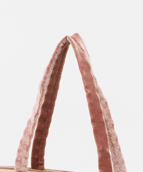 Steven Alan(スティーブンアラン)の「<Steven Alan>ベロア トートバッグ スモール(トートバッグ・レディース・ピンク/ネイビー/ダークグレー/オフホワイト・FREE)」の8枚目の写真