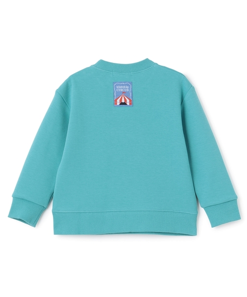 kladskap（クレードスコープ）の「サーカスライオントレーナー（スウェット・キッズ・ターコイズブルー/ライトベージュ・80ｃｍ/90cm/100cm/120cm/110cm）」の3枚目の写真