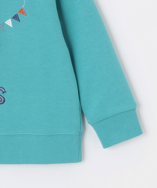 kladskap（クレードスコープ）の「サーカスライオントレーナー（スウェット・キッズ・ターコイズブルー/ライトベージュ・80ｃｍ/90cm/100cm/120cm/110cm）」の7枚目の写真