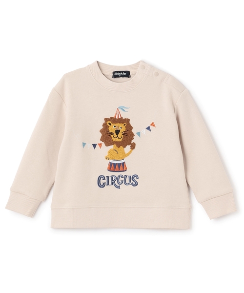 kladskap（クレードスコープ）の「サーカスライオントレーナー（スウェット・キッズ・ターコイズブルー/ライトベージュ・80ｃｍ/90cm/100cm/120cm/110cm）」の11枚目の写真