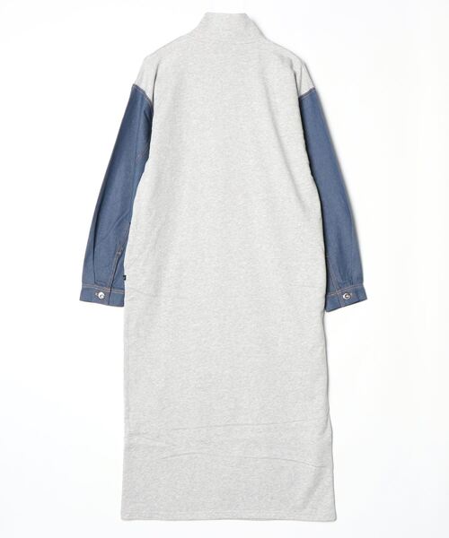 CONVERSE（コンバース）の「コンバース  AP デニムドッキングワンピース（ワンピース・レディース・グレー/ブラック・L/M）」の3枚目の写真