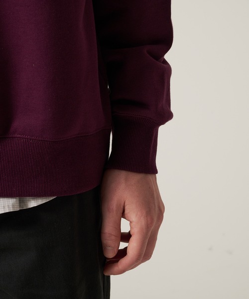 Eddie Bauer（エディーバウアー）の「シグネチャー スウェットシャツ クォータージップ（スウェット・メンズ・杢グレー/ブラック/ボルドー・XXL/XL/L/M）」の8枚目の写真