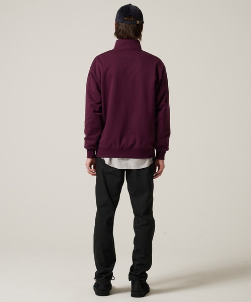 Eddie Bauer（エディーバウアー）の「シグネチャー スウェットシャツ クォータージップ（スウェット・メンズ・杢グレー/ブラック/ボルドー・XXL/XL/L/M）」の17枚目の写真