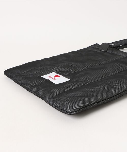 EMODA（エモダ）の「PUFFER MESH TOTE BAG（ハンドバッグ・レディース・ミント/ブラック・FREE）」の5枚目の写真