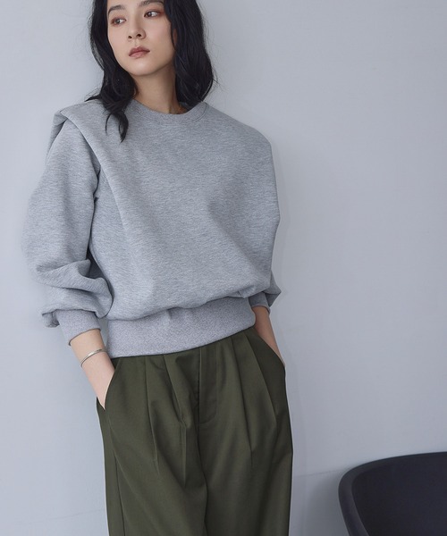 セール】【2025AW】変形ショルダー ダンボール プルオーバー