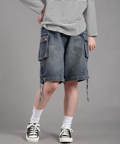 ZUMBA ハーフパンツ　デニム　グレー　Ｓ ZUMBA ハーフパンツ デニム グレー S ズンバ Zumba Blue Jean