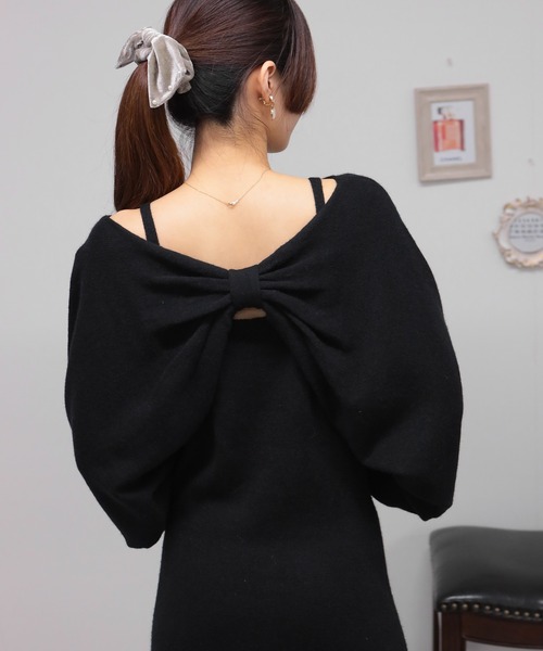 リボンキャミワンピアンサンブル リボンキャミワンピアンサンブル