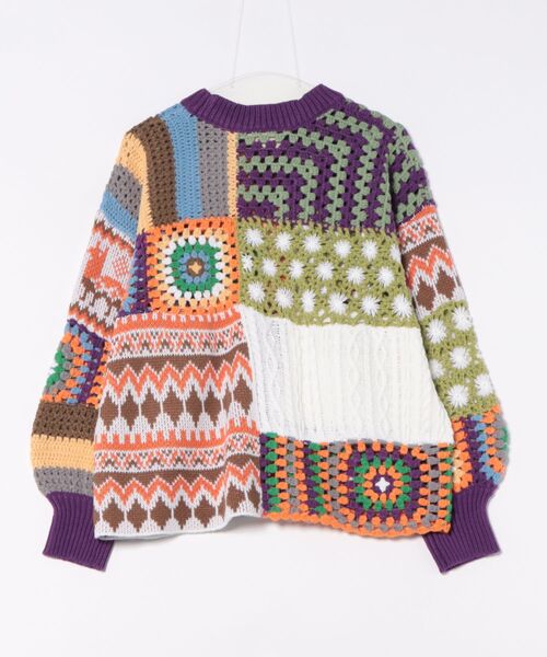 チチカカ（チチカカ）の「Rico パッチクロシェニットプルオーバー（ニット/セーター・レディース・カラフル・FREE）」の12枚目の写真