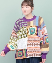 チチカカ | Rico パッチクロシェニットプルオーバー(ニット/セーター)