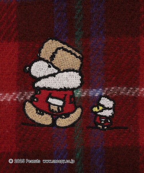 Afternoon Tea（アフタヌーンティー）の「リバーシブルティペット/PEANUTS/Afternoon Tea Original Tartans（マフラー・レディース・レッド・ONE SIZE）」の5枚目の写真