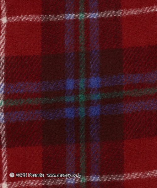 Afternoon Tea（アフタヌーンティー）の「リバーシブルティペット/PEANUTS/Afternoon Tea Original Tartans（マフラー・レディース・レッド・ONE SIZE）」の2枚目の写真