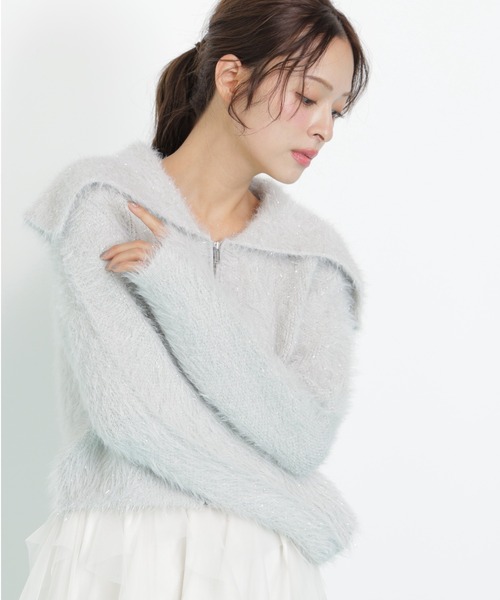 ジルバイジルスチュアート　ブルゾン ジルバイジルスチュアート JILL by JILLSTUART ナイロンシアー