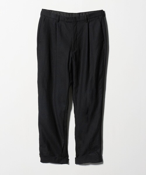 District（ディストリクト）の「＜District＞ウールギャバジン ウォッシュド ワイド 1プリーツパンツ（スラックス・メンズ・ブラック/ダークグレー・M/L/S/XL）」の18枚目の写真