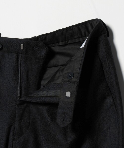 District（ディストリクト）の「＜District＞ウールギャバジン ウォッシュド ワイド 1プリーツパンツ（スラックス・メンズ・ブラック/ダークグレー・M/L/S/XL）」の21枚目の写真