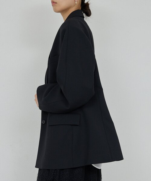 GALLARDAGALANTE(ガリャルダガランテ)の「【比留川游さんコラボ】ウエストシェイプジャケット(テーラードジャケット・レディース・ブラック/ネイビー・FREE)」の4枚目の写真