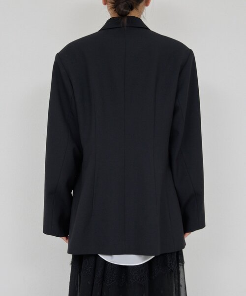 GALLARDAGALANTE(ガリャルダガランテ)の「【比留川游さんコラボ】ウエストシェイプジャケット(テーラードジャケット・レディース・ブラック/ネイビー・FREE)」の15枚目の写真