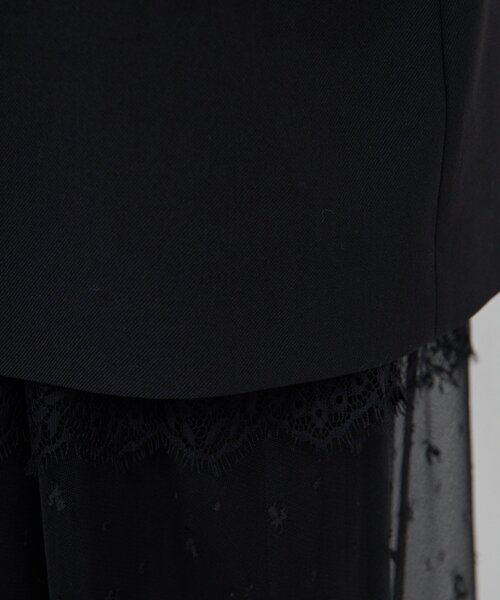 GALLARDAGALANTE(ガリャルダガランテ)の「【比留川游さんコラボ】ウエストシェイプジャケット(テーラードジャケット・レディース・ブラック/ネイビー・FREE)」の19枚目の写真