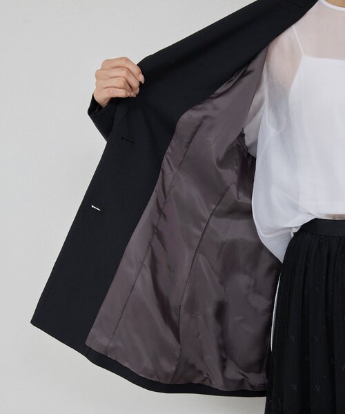 GALLARDAGALANTE(ガリャルダガランテ)の「【比留川游さんコラボ】ウエストシェイプジャケット(テーラードジャケット・レディース・ブラック/ネイビー・FREE)」の22枚目の写真