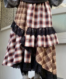 Candy Stripper | LACE CHECK スカート(スカート)