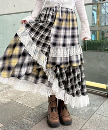 Candy Stripper | LACE CHECK スカート(スカート)