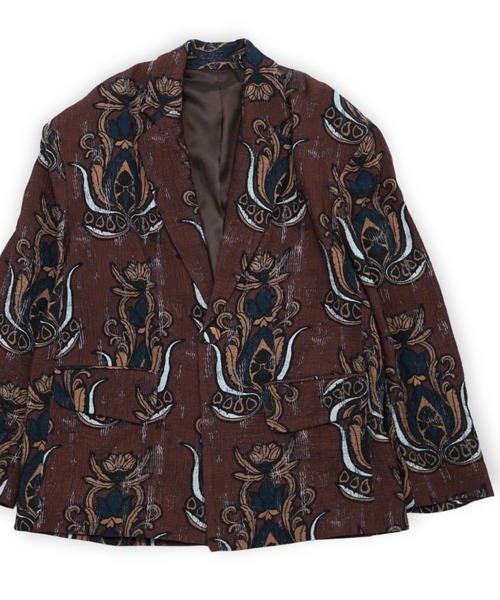 Dhruv Kapoor(ドゥルーフ・カプール)の「【Dhruv Kapoor】 PRINTED MAXI BLAZER(テーラードジャケット・メンズ・マルチ・SMALL)」の2枚目の写真