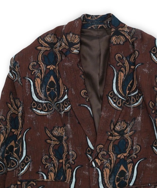 Dhruv Kapoor(ドゥルーフ・カプール)の「【Dhruv Kapoor】 PRINTED MAXI BLAZER(テーラードジャケット・メンズ・マルチ・SMALL)」の3枚目の写真