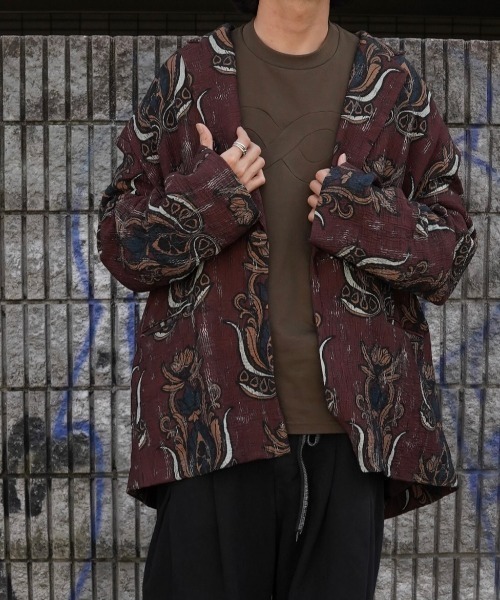 Dhruv Kapoor(ドゥルーフ・カプール)の「【Dhruv Kapoor】 PRINTED MAXI BLAZER(テーラードジャケット・メンズ・マルチ・SMALL)」の12枚目の写真