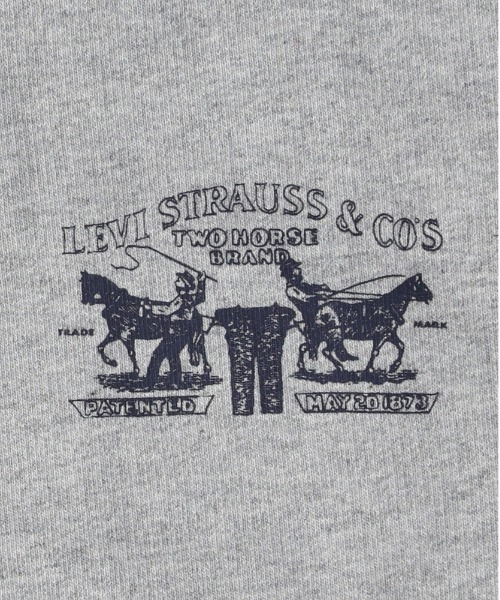 Levi's(リーバイス)の「【Levi's】ジップパーカー (フーディ/バックプリント/クラシック/フロントロゴ/通気性/耐久性/デイリーユース/カジュアル)(パーカー・メンズ・グレー・M/S/L)」の5枚目の写真