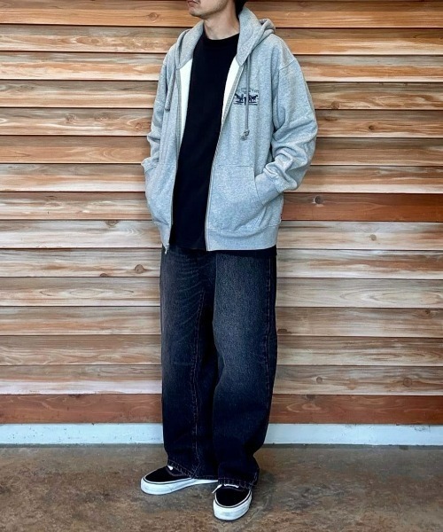 Levi's(リーバイス)の「【Levi's】ジップパーカー (フーディ/バックプリント/クラシック/フロントロゴ/通気性/耐久性/デイリーユース/カジュアル)(パーカー・メンズ・グレー・M/S/L)」の19枚目の写真