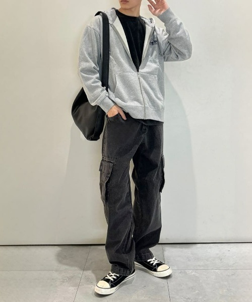 Levi's(リーバイス)の「【Levi's】ジップパーカー (フーディ/バックプリント/クラシック/フロントロゴ/通気性/耐久性/デイリーユース/カジュアル)(パーカー・メンズ・グレー・M/S/L)」の12枚目の写真