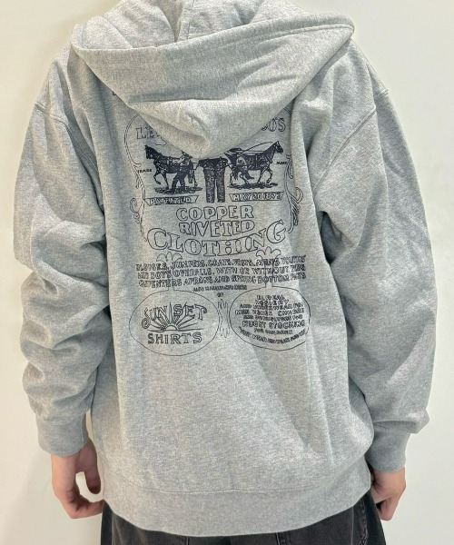Levi's(リーバイス)の「【Levi's】ジップパーカー (フーディ/バックプリント/クラシック/フロントロゴ/通気性/耐久性/デイリーユース/カジュアル)(パーカー・メンズ・グレー・M/S/L)」の16枚目の写真