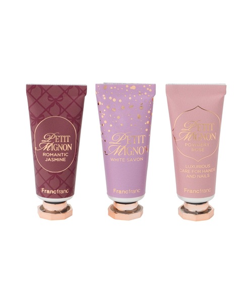 プチミニョン ハンドクリームセット ピンク 3個セット 女性 贈り物