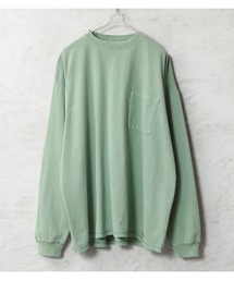 Goodwear グッドウェア 2W7-65203 USAコットン ガーメントダイ L/S ポケット Tシャツ SUPER BIG