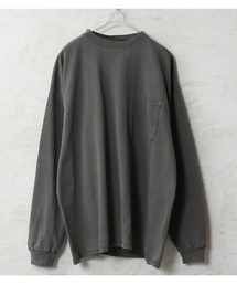 WAIPER.inc | Goodwear グッドウェア 2W7-65203 USAコットン ガーメントダイ L/S ポケット Tシャツ SUPER BIG(Tシャツ/カットソー)